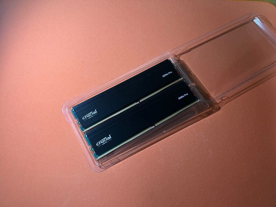 crucial DDR4-3200 CL22 32GB （16GB×2枚）メモリ
