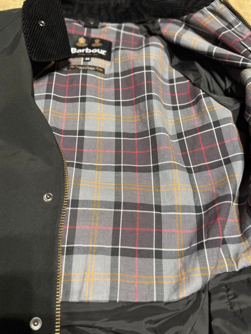 Barbour 2レイヤー　BEDALE 40 ブラック　バブアー　ビデイル