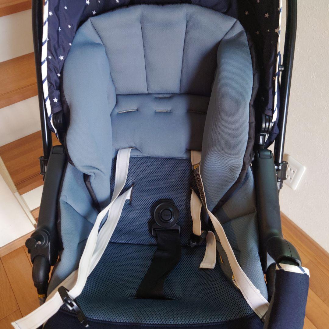 コンビ ベビーカー スゴカルα 4 キャス Light ＋ レインカバー付き