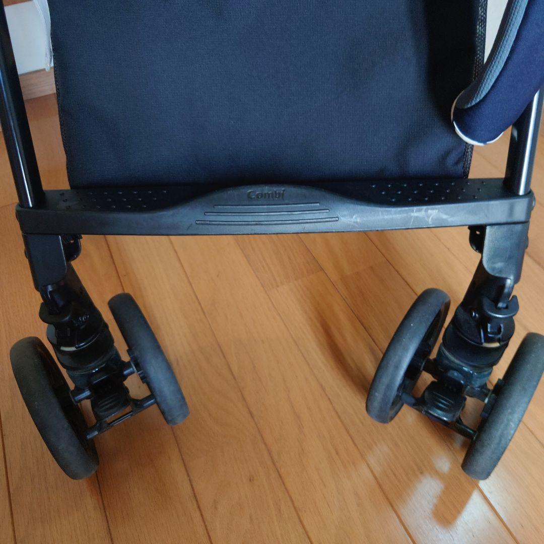 コンビ ベビーカー スゴカルα 4 キャス Light ＋ レインカバー付き