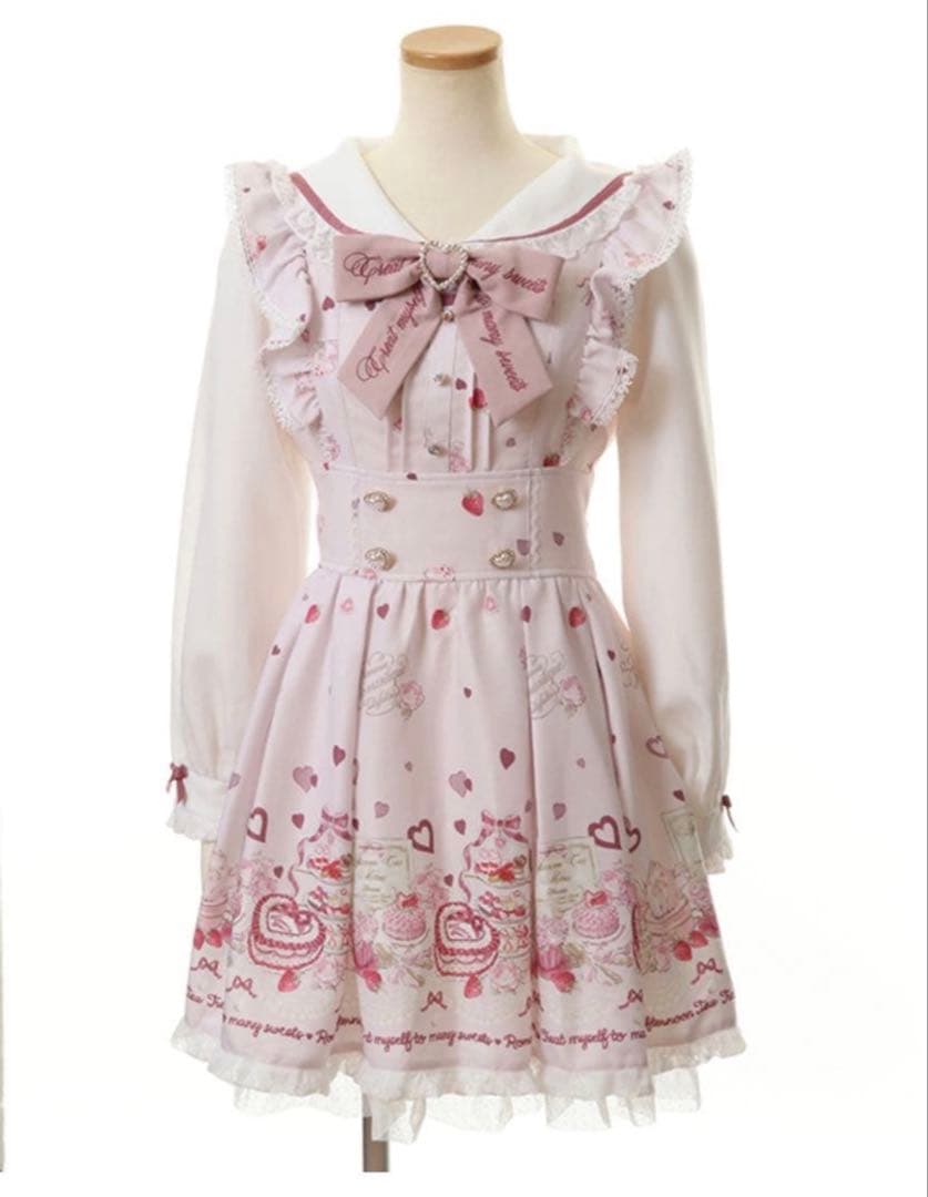 ね*フ様 【新品級】LIZLISA 人気アフタヌーンティー ワンピース ピンク