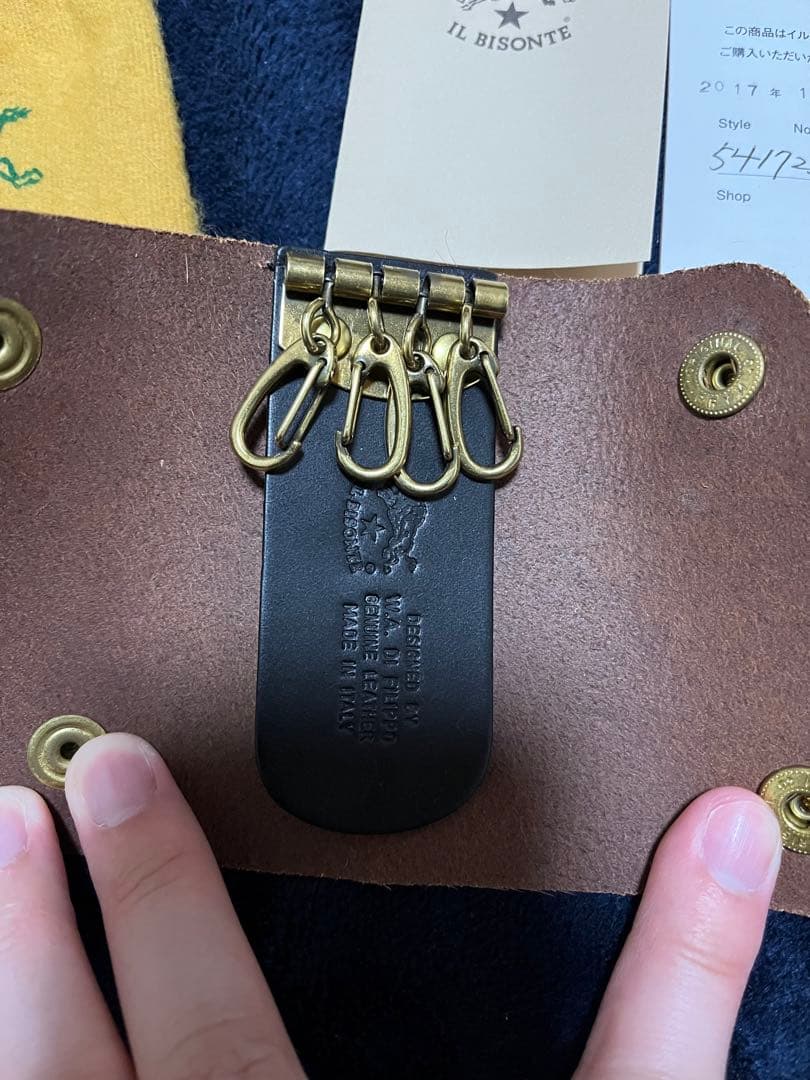 専用！ILBISONTE イルビゾンテ　ハラコ キーケース　限定品 レア　希少