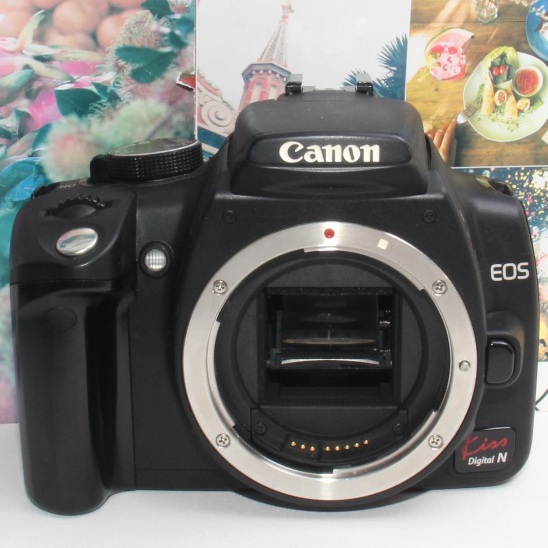 ❤️新品バック付❤️Canon EOS kiss N 便利な中望遠レンズセット