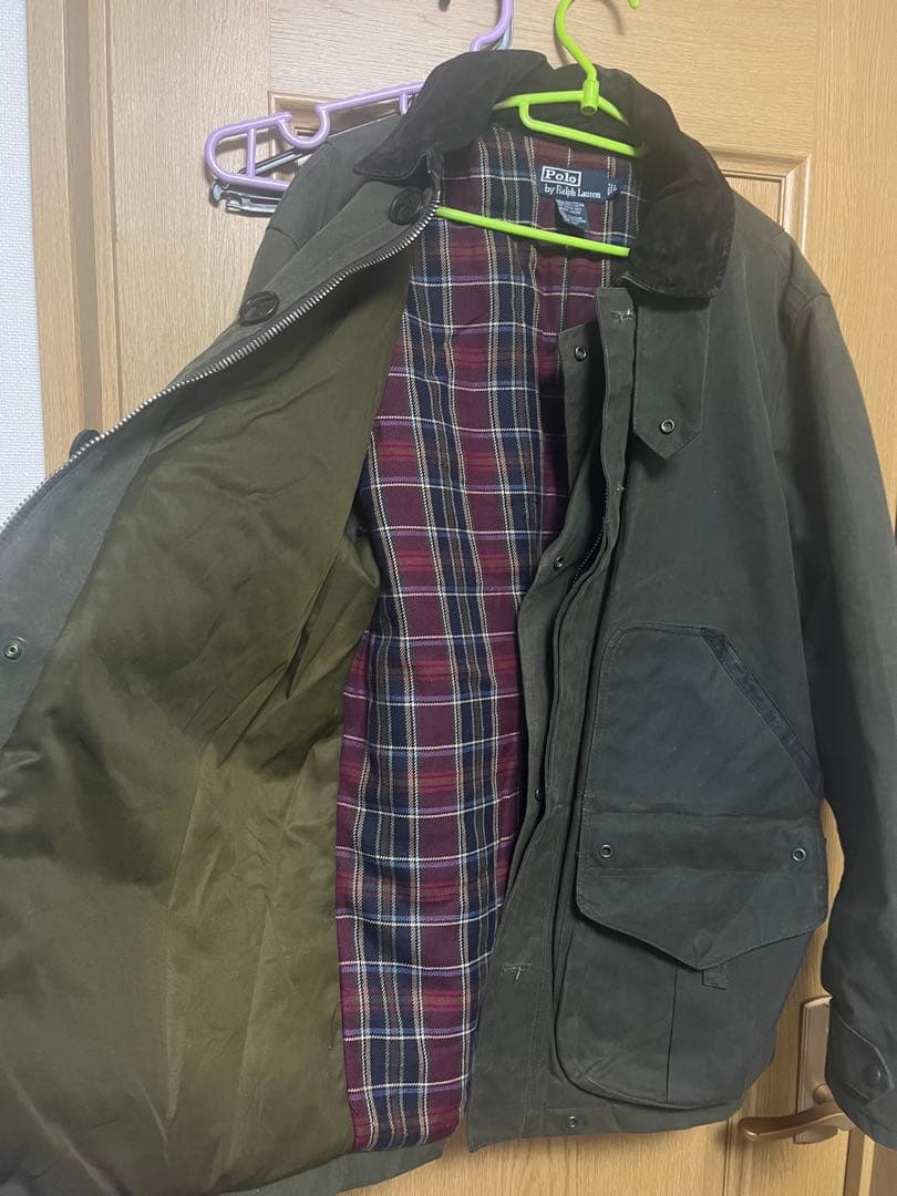 ポロ ラルフローレンワックス コットンハンティングジャケット