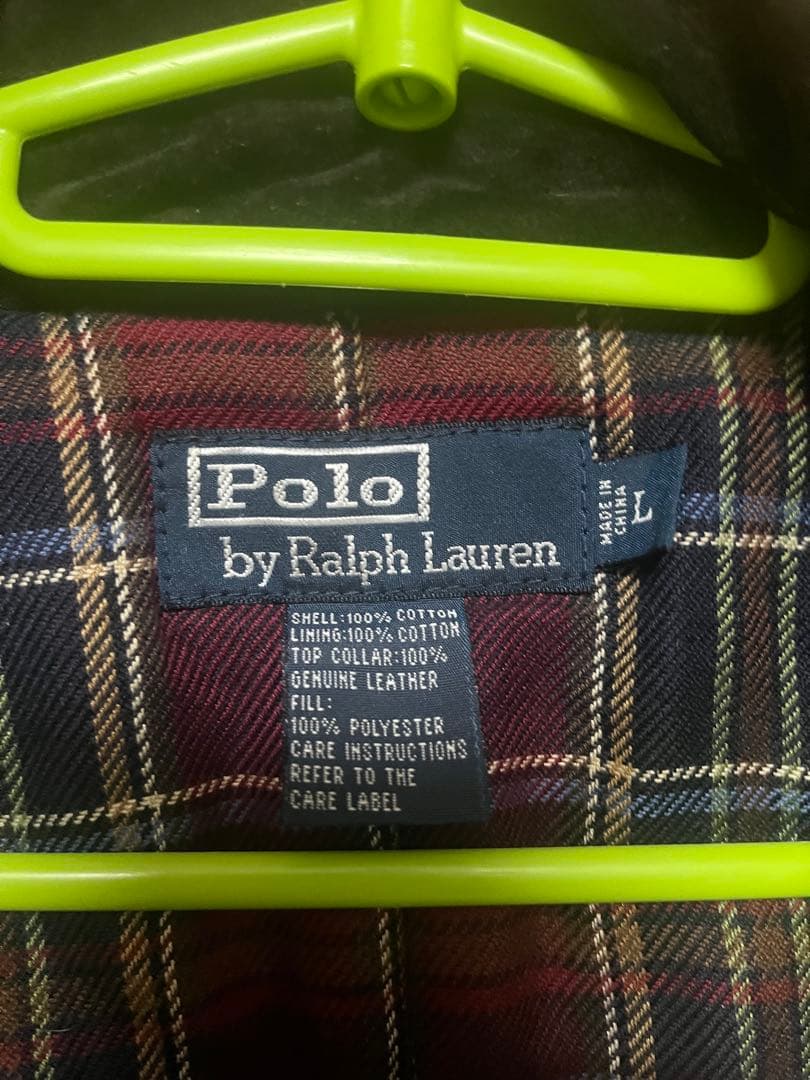 ポロ ラルフローレンワックス コットンハンティングジャケット