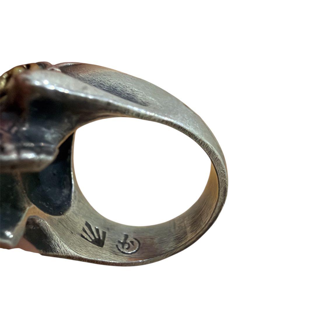 suurin様　かすう工房 スカルシルバーリング 19号