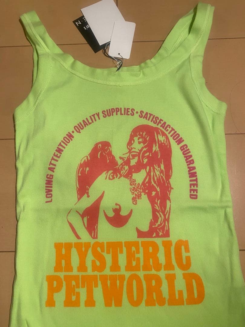 新品　初期　ヒステリックグラマー '90 ペットワールド　タンクトップ　Y2K