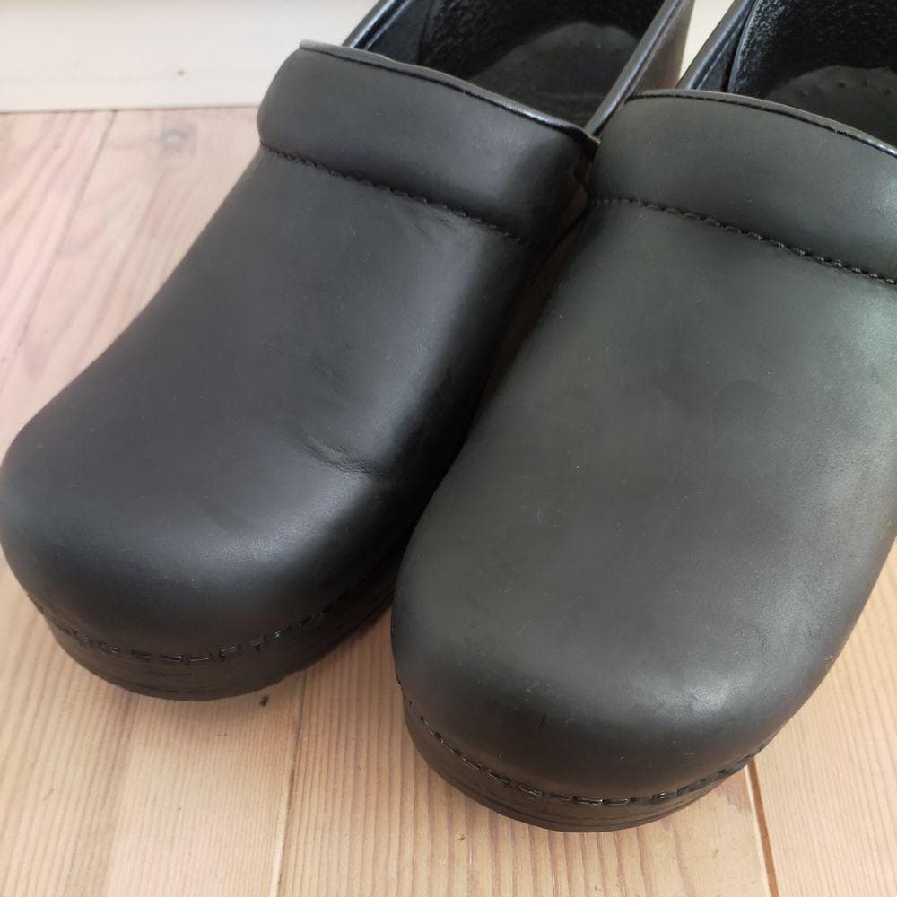 dansko/ダンスコ プロフェッショナル オイルド レザー クロッグ ブラック