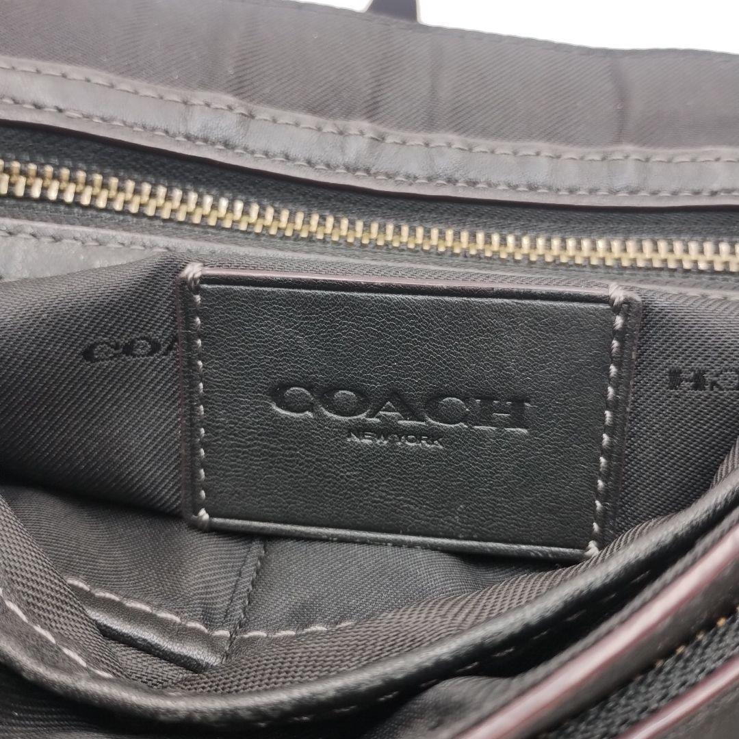 【美品】コーチ　リビングトン　バイク　バッグ　ショルダーバッグ　黒