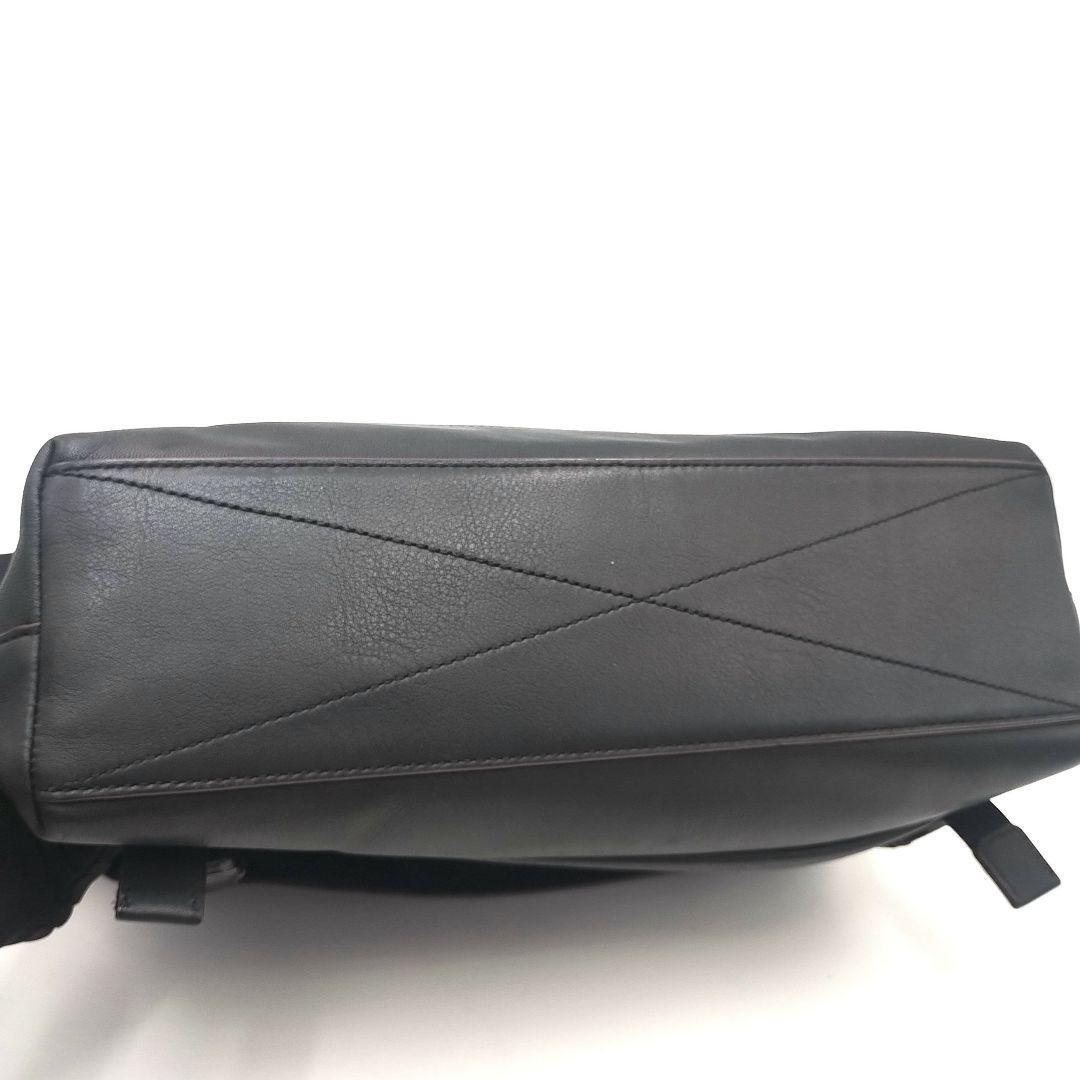 【美品】コーチ　リビングトン　バイク　バッグ　ショルダーバッグ　黒