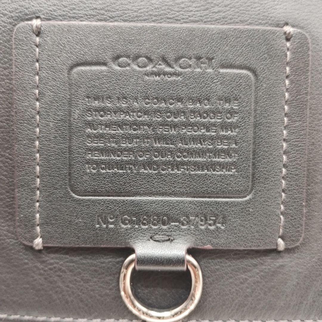 【美品】コーチ　リビングトン　バイク　バッグ　ショルダーバッグ　黒