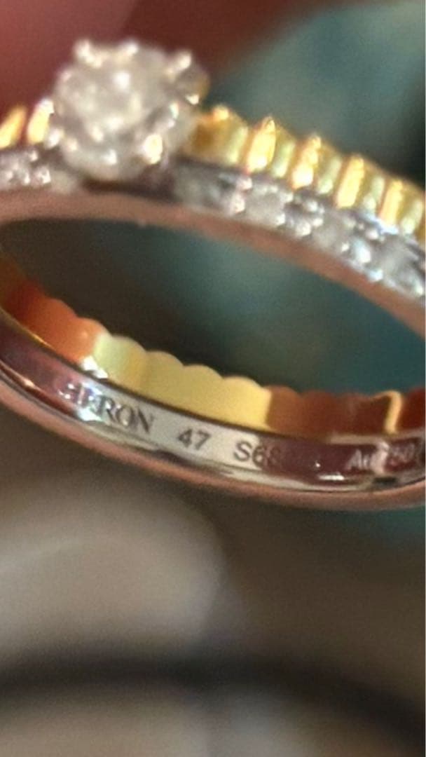 【新春特別価格】ブシュロンキャトルラディアント0.23ct(証明書付)47サイズ