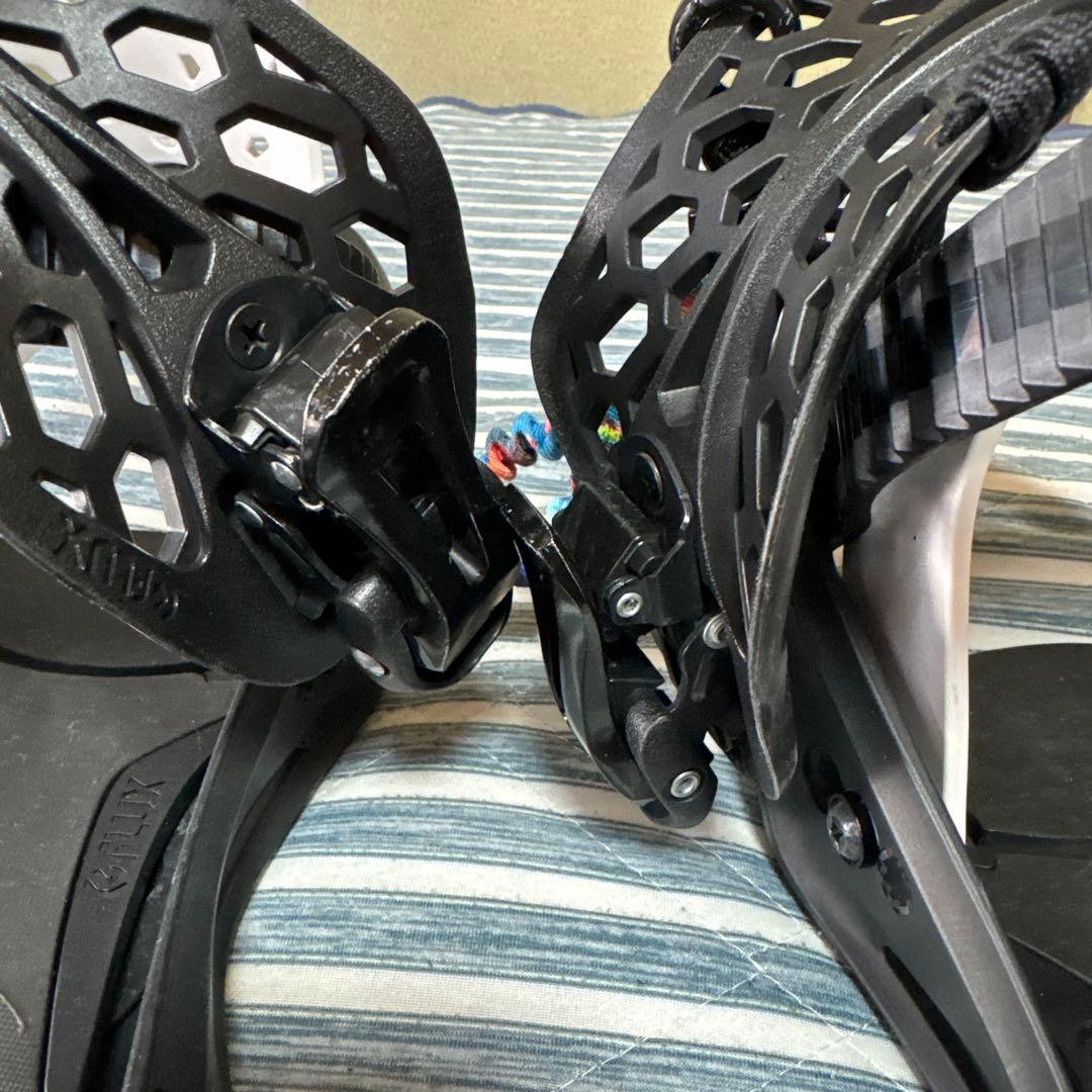 FLUX PR スノーボード ビンディング ホワイト/ブラック