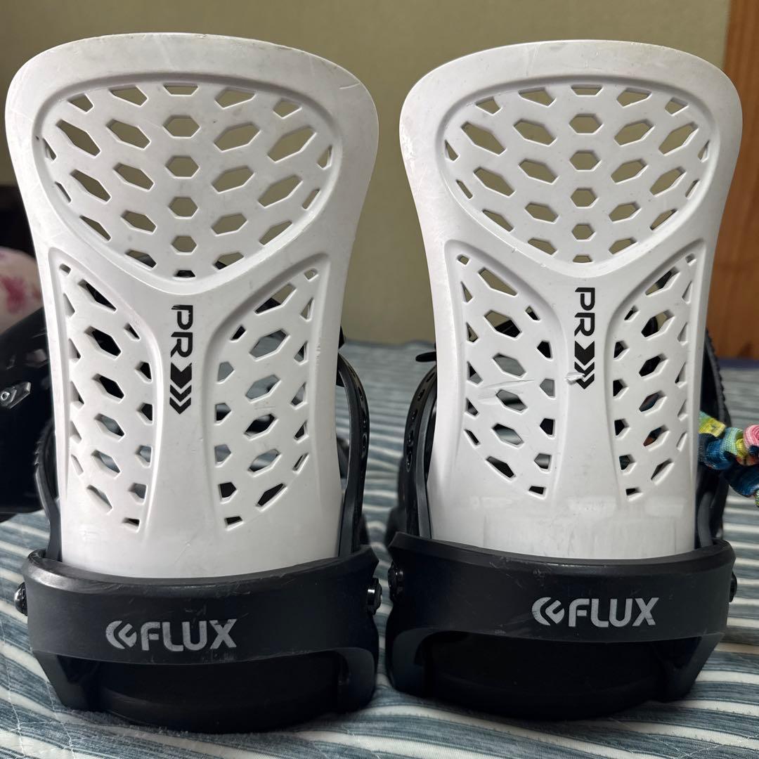 FLUX PR スノーボード ビンディング ホワイト/ブラック