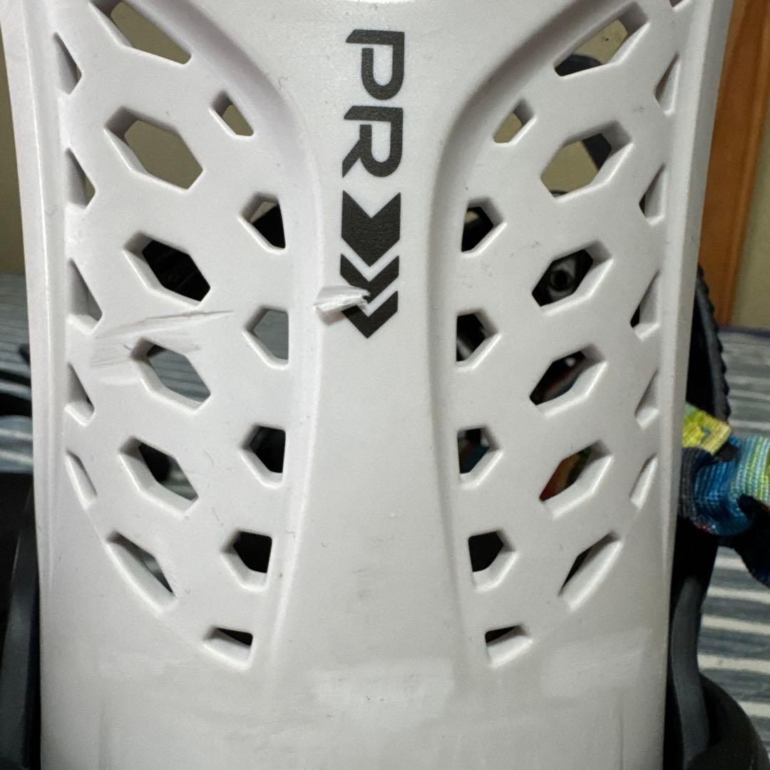 FLUX PR スノーボード ビンディング ホワイト/ブラック