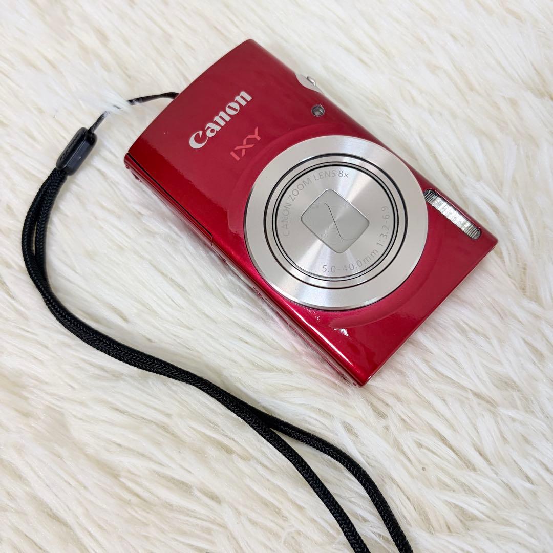 【美品】 キヤノン CANON IXY180 レッド