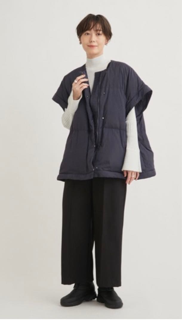 emmi atelier × 金子綾 マルチウェイロングダウン　ブラックサイズ0