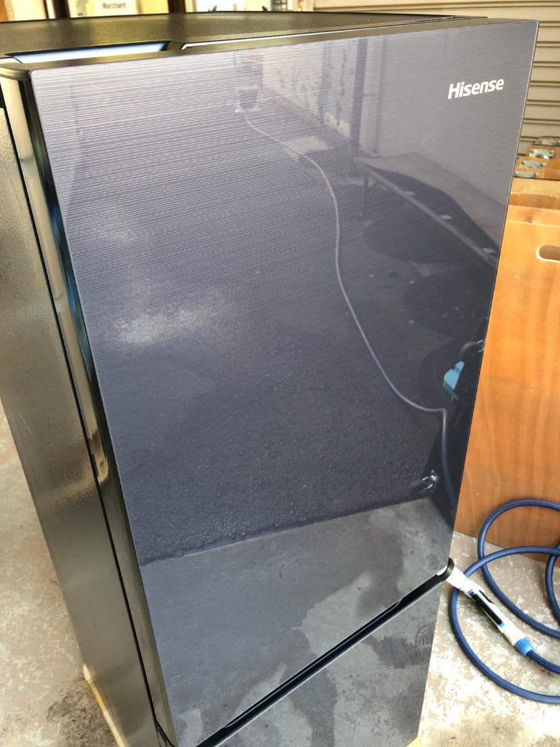 全国送料無料 ハイセンス 冷蔵庫 2022年製 HR-G16E2NA ガラスドア