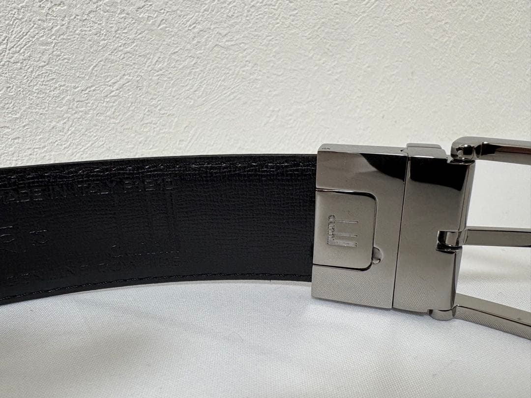 新品未使用 高級 ダンヒル Dunhill リバーシブル レザー ベルト