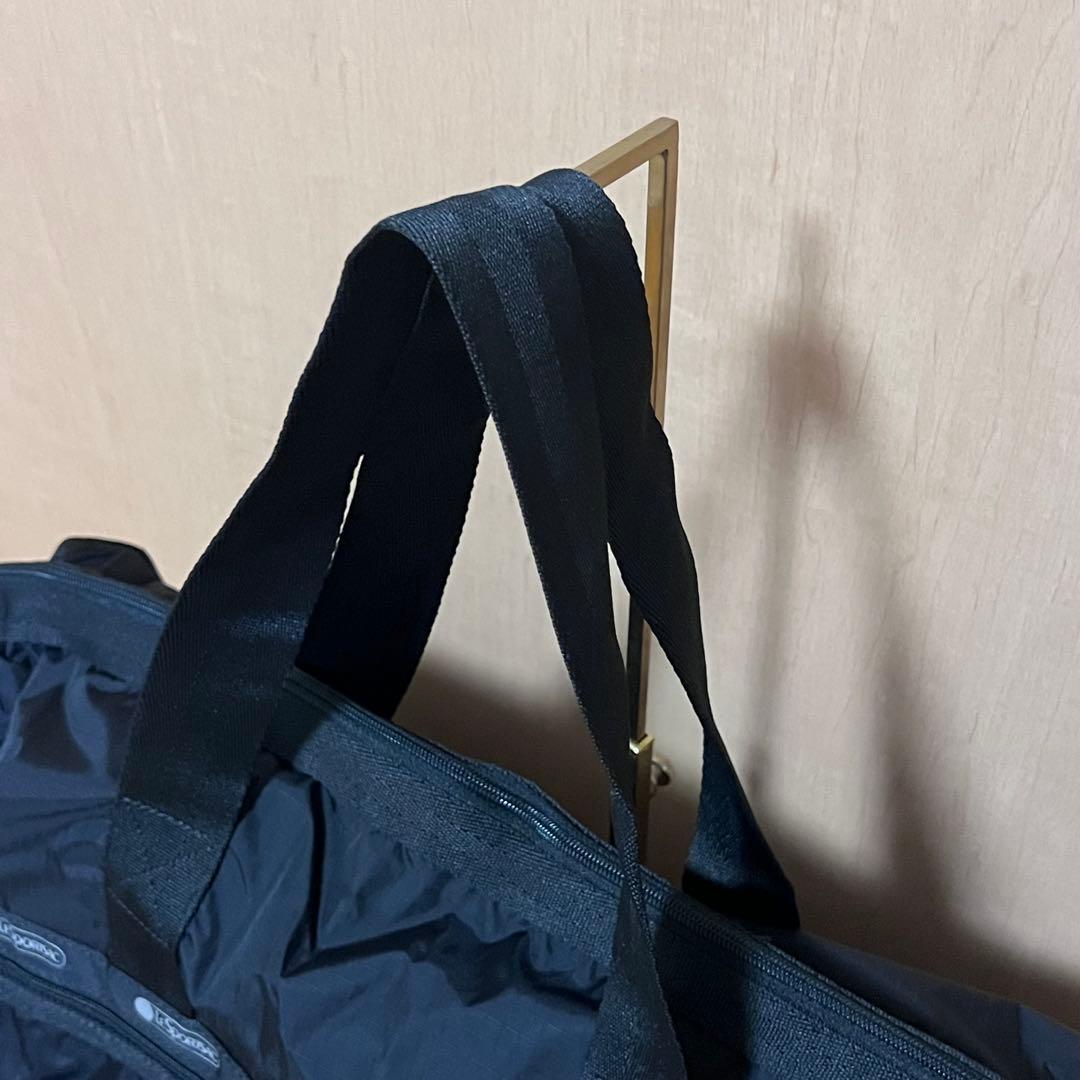 eikoji　レスポートサック　ボストンバッグ　2way 黒　ポーチ付き