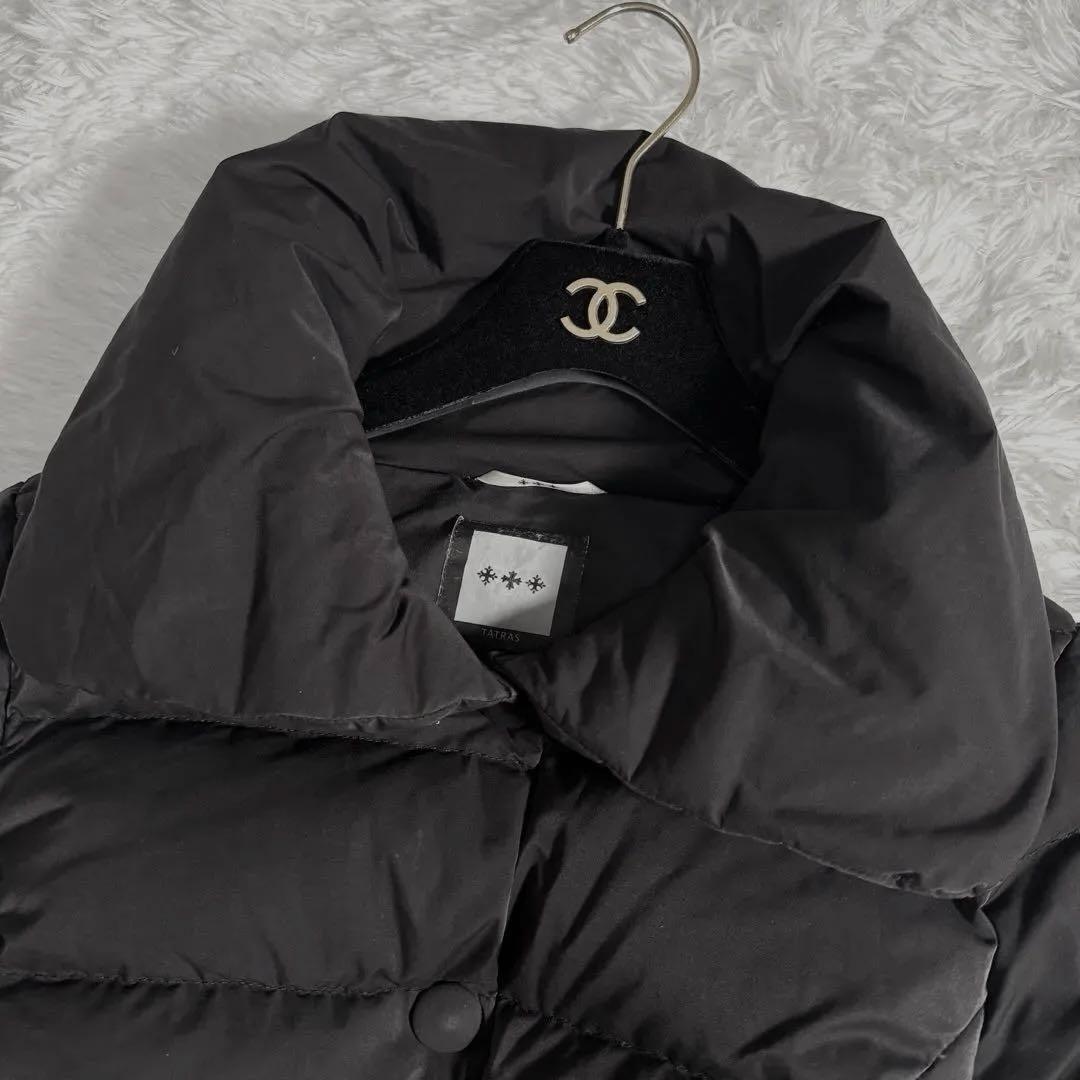 タトラス ダウンコート ガヤ ショートスリーブ リブスリーブ Aライン ロング