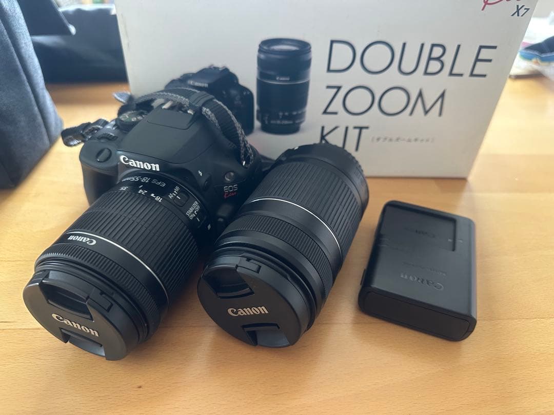 Canon EOS Kiss X7 DOUBLE ZOOM KIT ＋周辺品