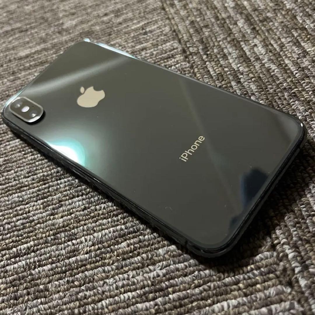 【iPhone XS】　液晶パネル　バッテリー交換済 64GB スペースグレー