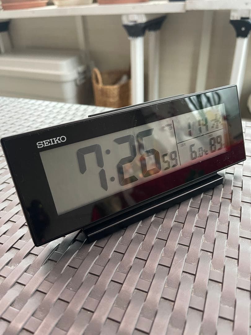 【カイ】SEIKO デジタル置時計【SQ324K】 7台セット
