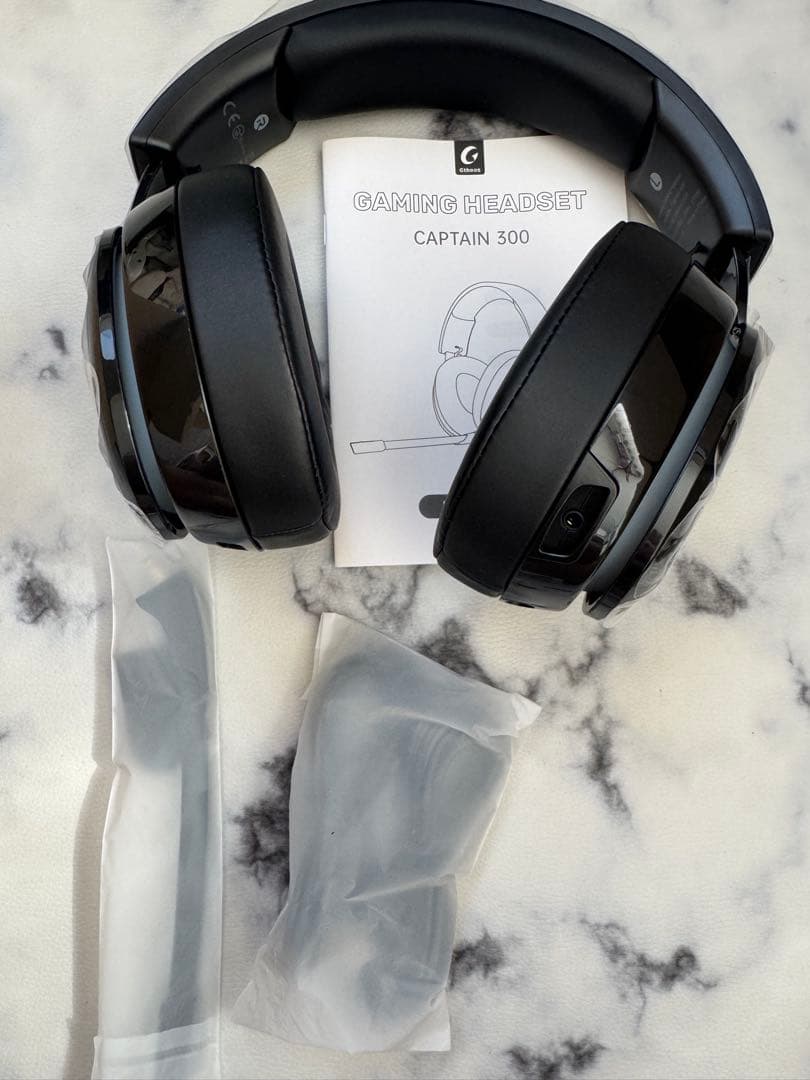 ゲーミングヘッドセット【2.4GUSBアダプター 有線 3WAY接続】 (黒)