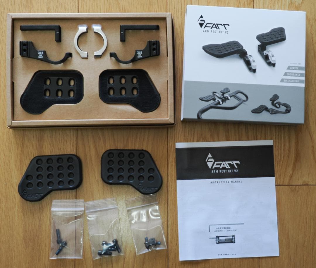 Ridefarr エアロカーボン ボルトオンLサイズ＆アームレストキット