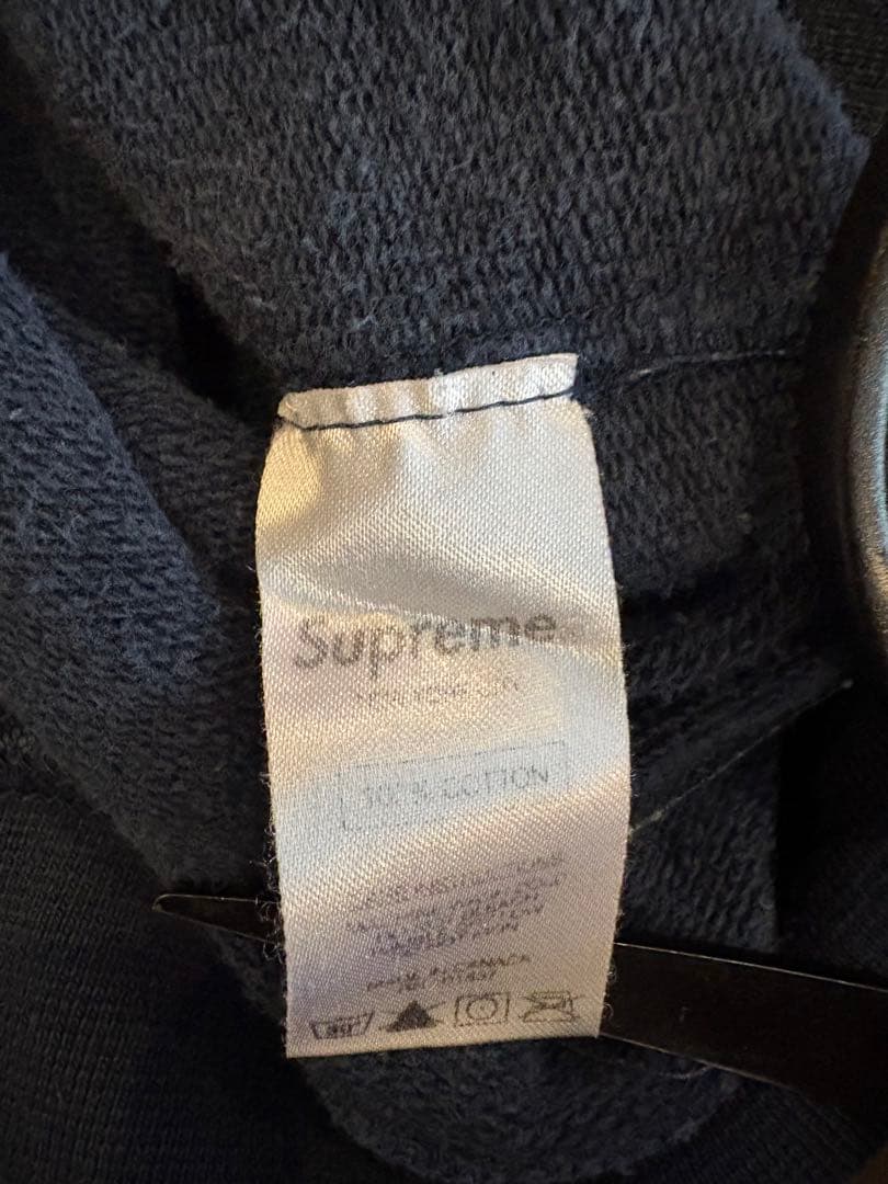 Supreme ネイビー クルーネック トレーナー