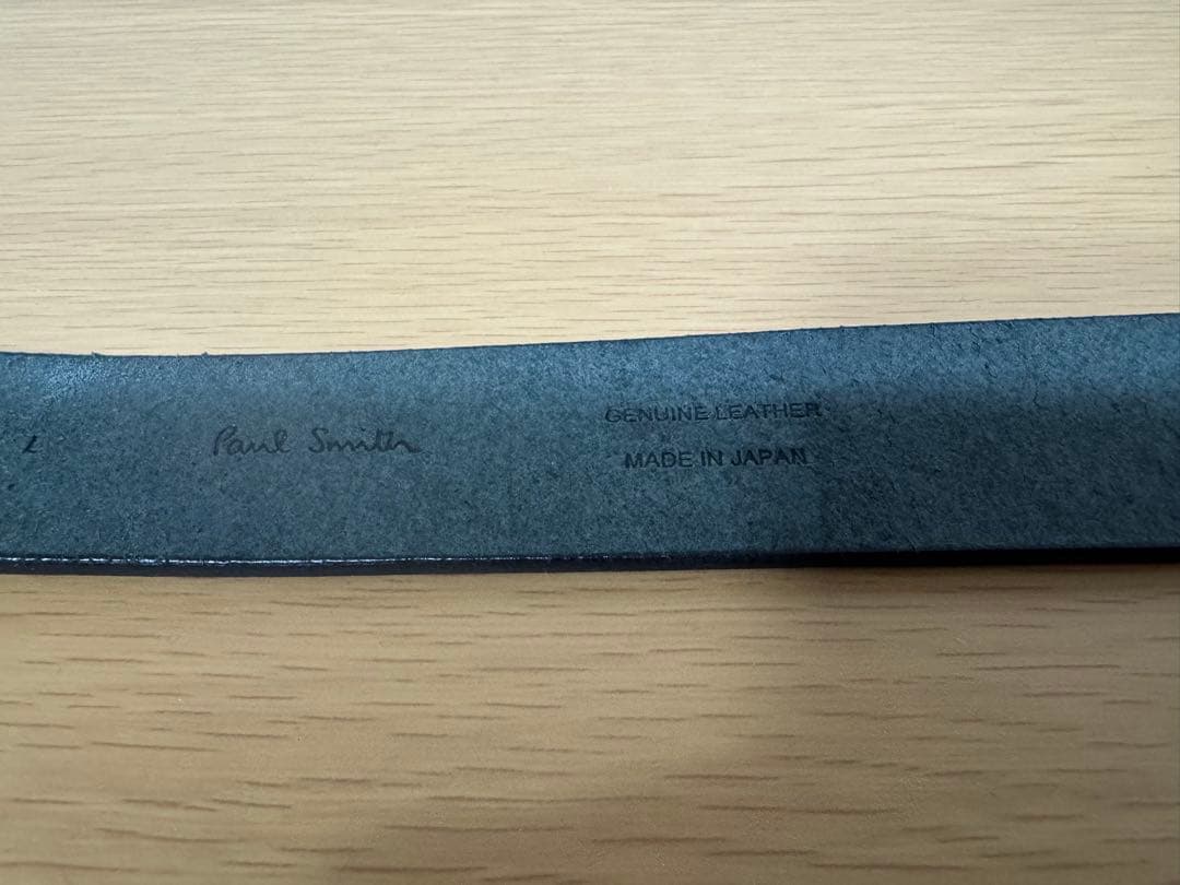 ポールスミス　本革ベルト　メンズ　日本製　美品