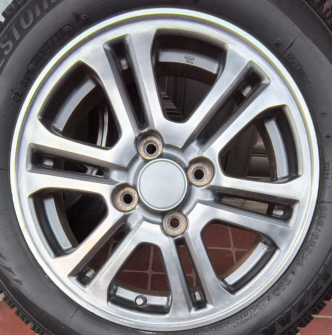 スタッドレス＆アルミホイール14インチ４本セット　送料込み