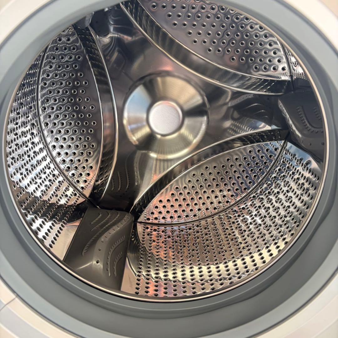 758 展示品　極美品　左開き　ドラム式洗濯機　容量9kg 乾燥4.5kg