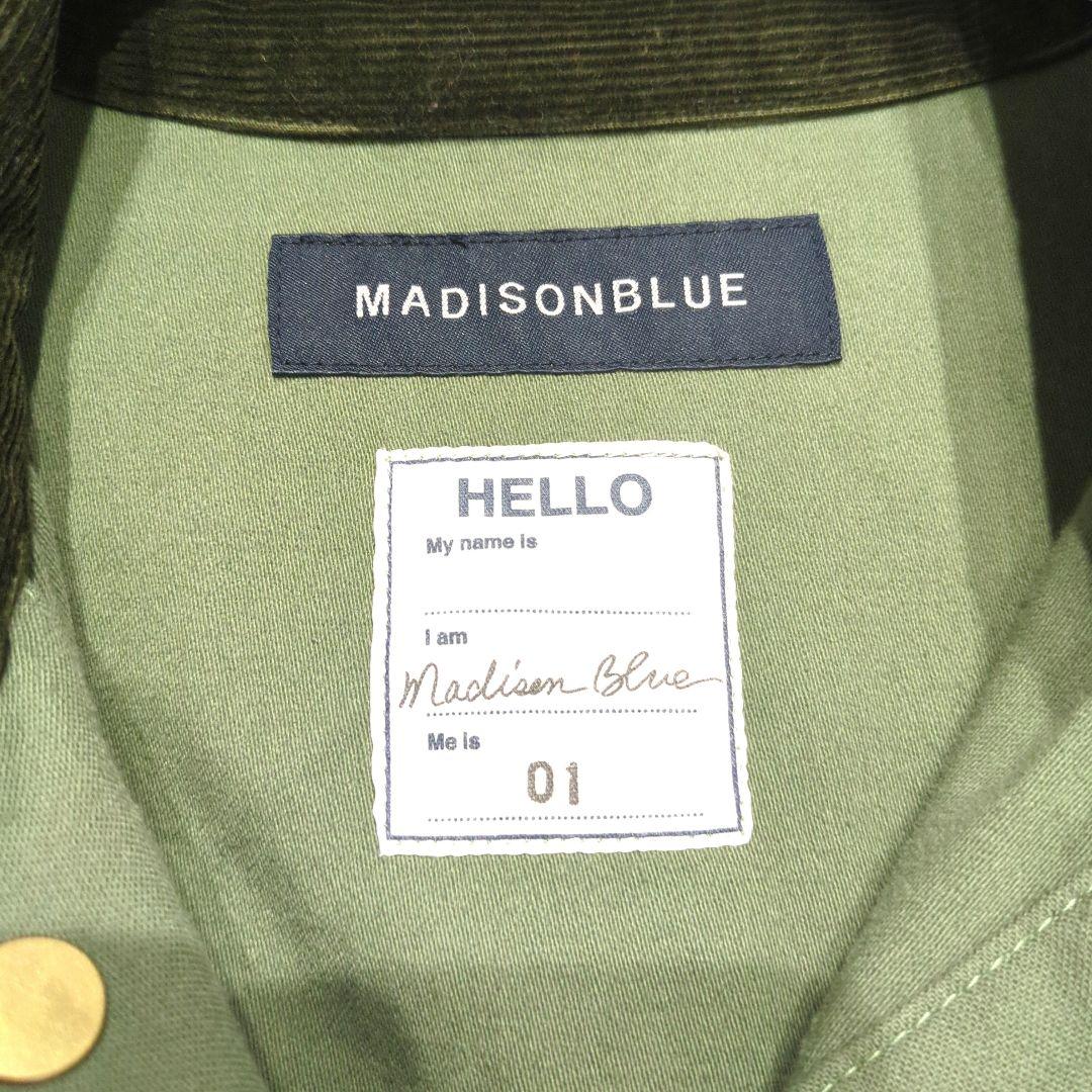 【 MADISONBLUE】COVERALL JK L.oz BS ミリタリー