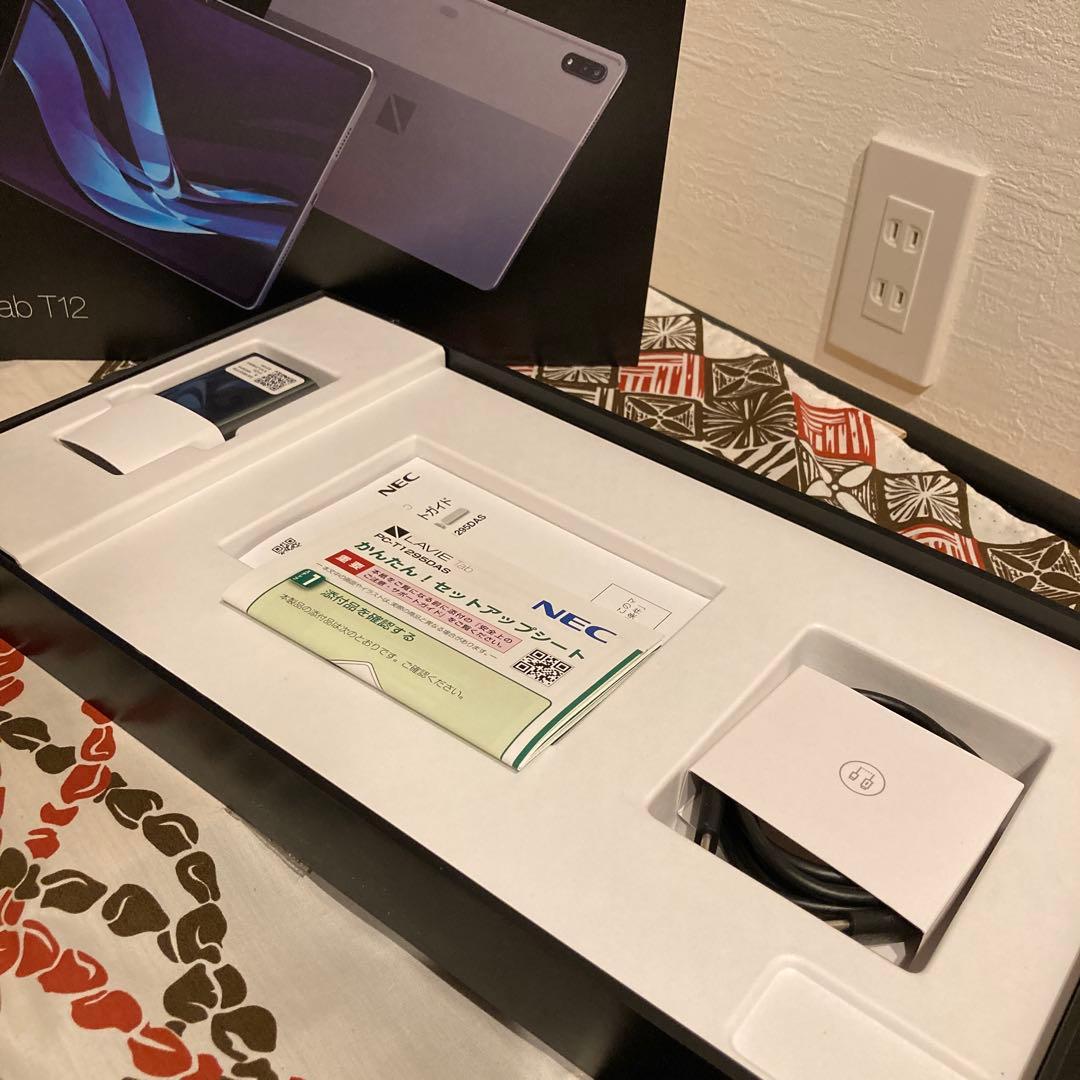 【新品未使用！】NEC LAVIE Tab T12 PC-T1295DAS!
