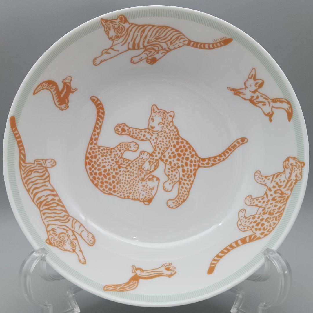 HERMES エルメス Petits felins 3点セット トラ プレート
