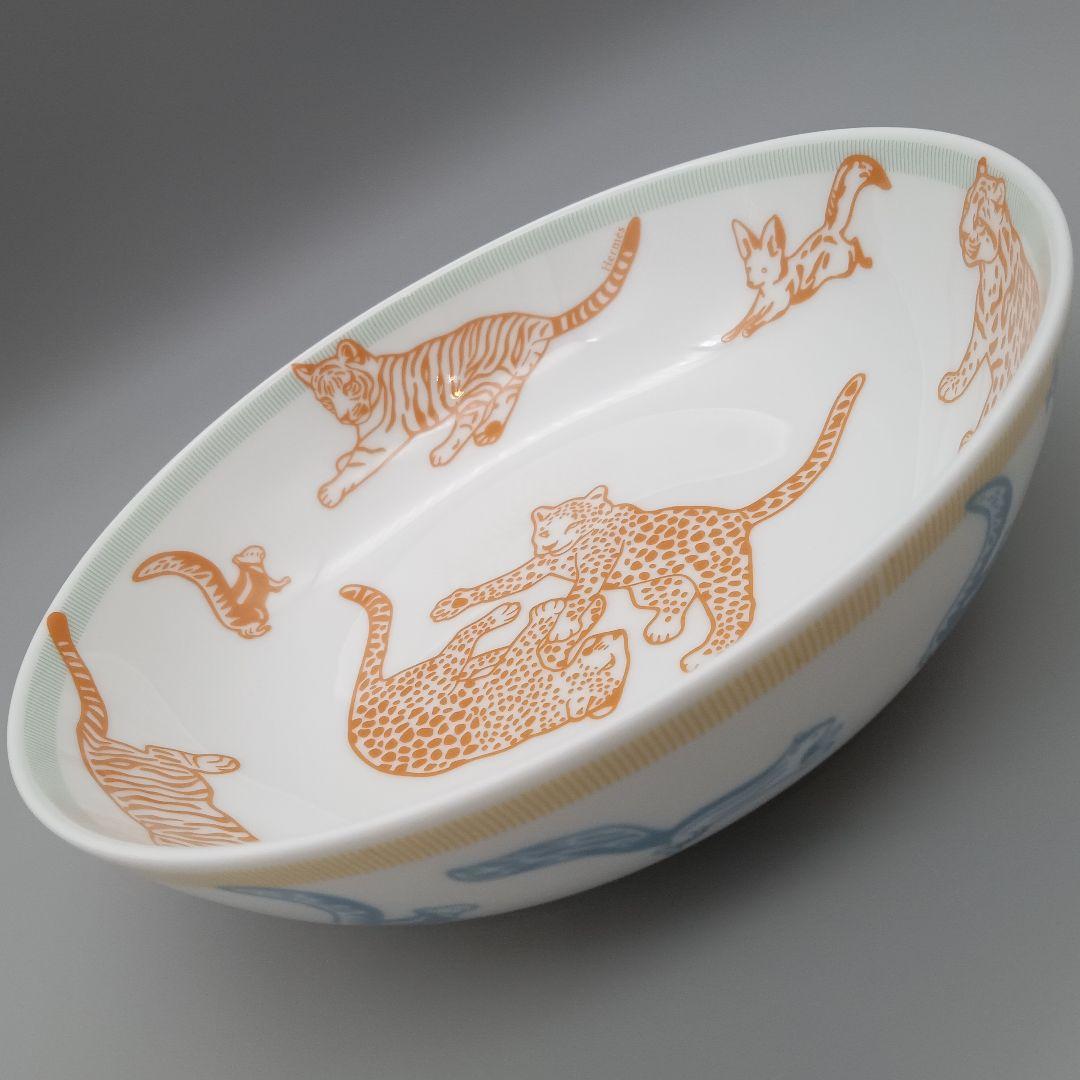 HERMES エルメス Petits felins 3点セット トラ プレート