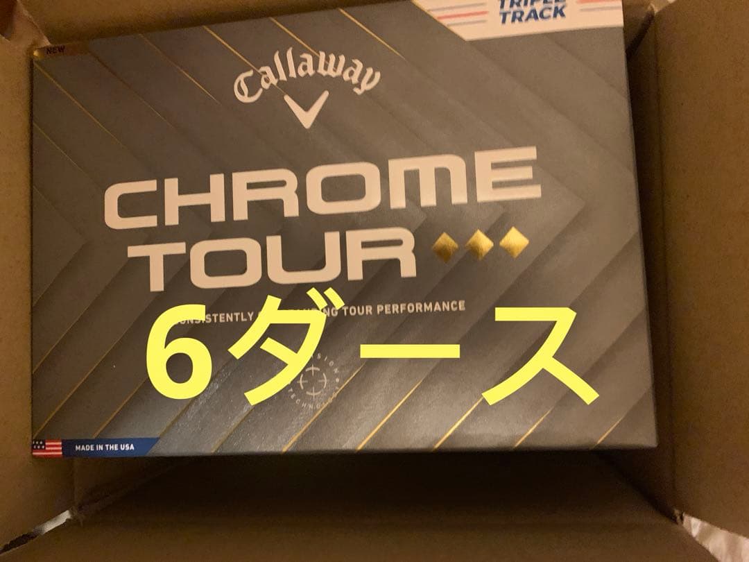 キャロウェイ(Callaway) ゴルフボール CHROME TOUR 6ダース
