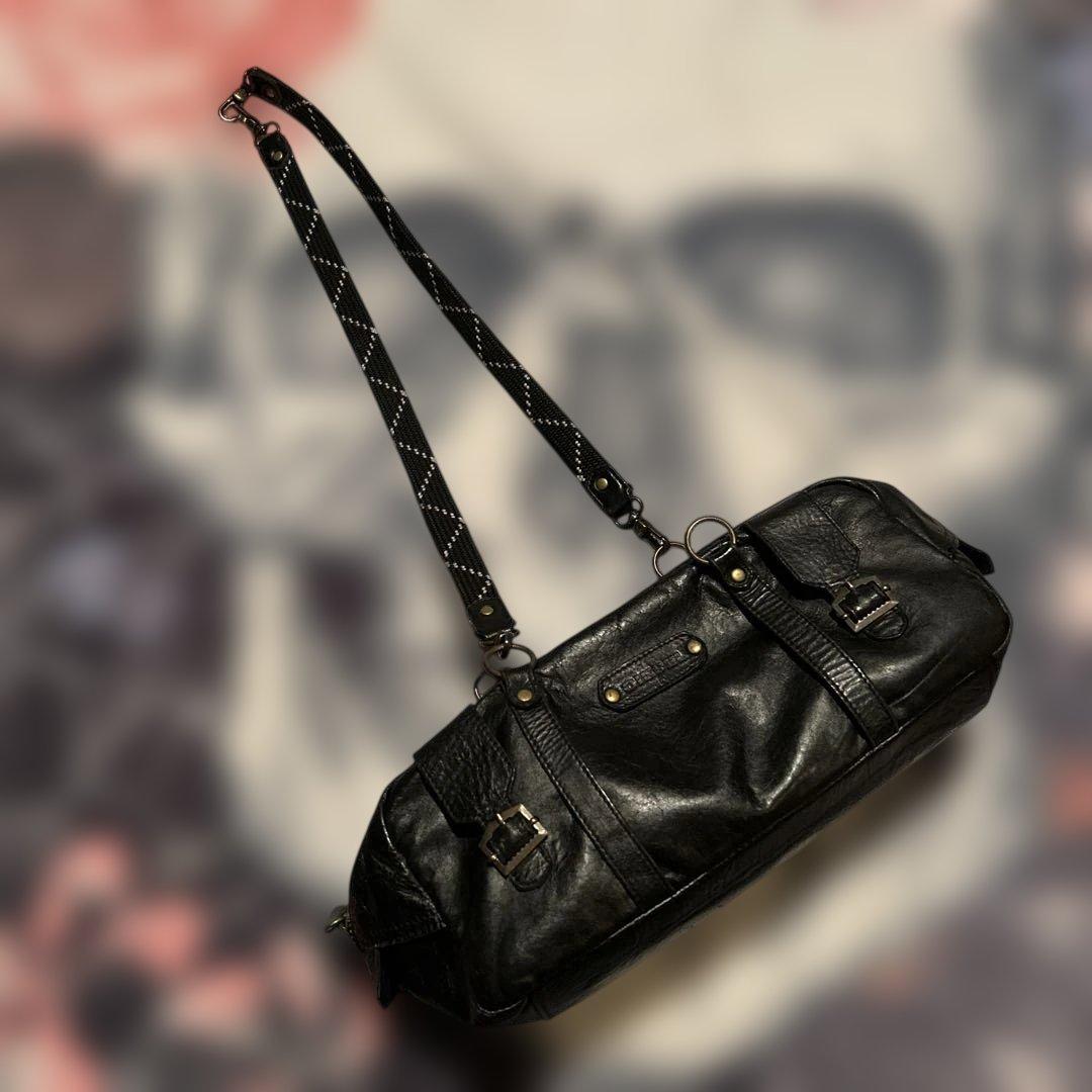 バッグ DIESEL leather handbag