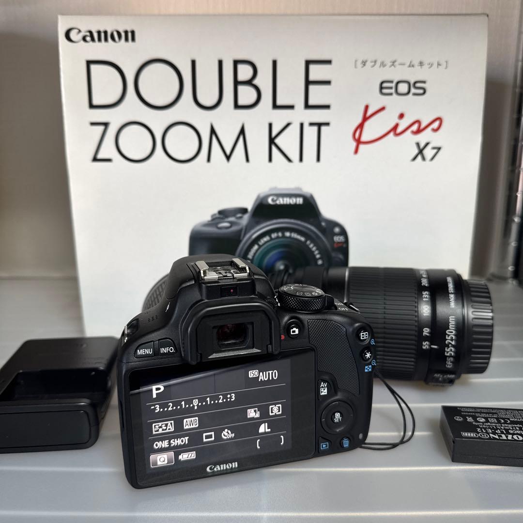 Canon EOS Kiss X7 ダブルズームキット 中古品