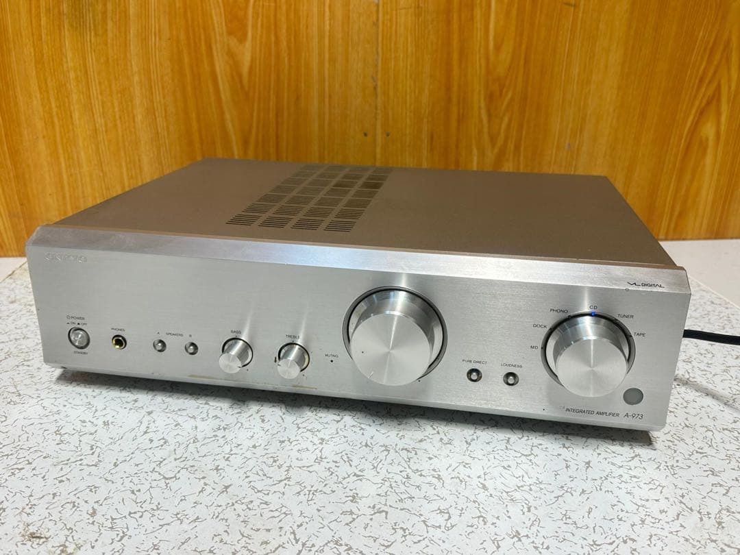 ONKYO A-973 シルバーアンプ オンキヨー