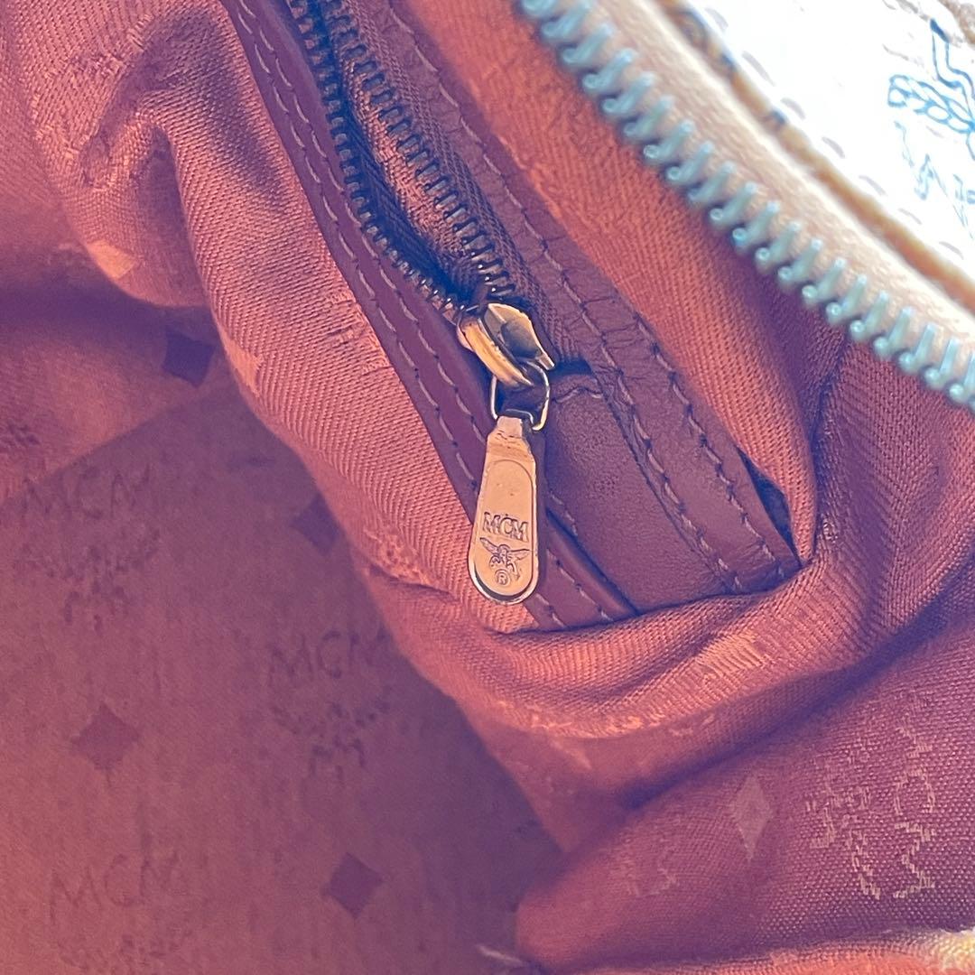 ●MCM ボストンバック●エムシーエム ハンド ブラウン カバン モノグラム