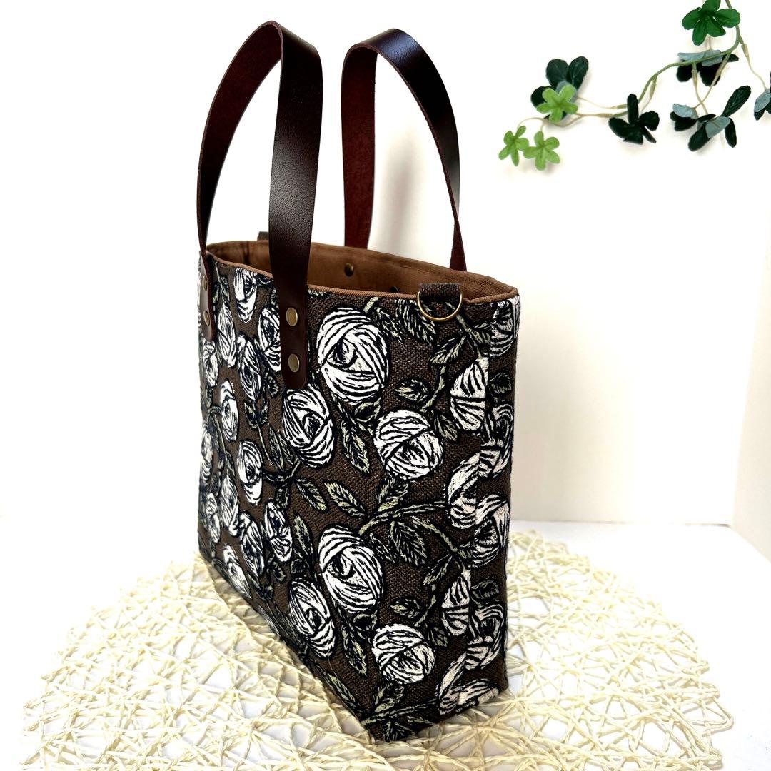 ミナペルホネン　舟形トートバッグ　ハンドメイド