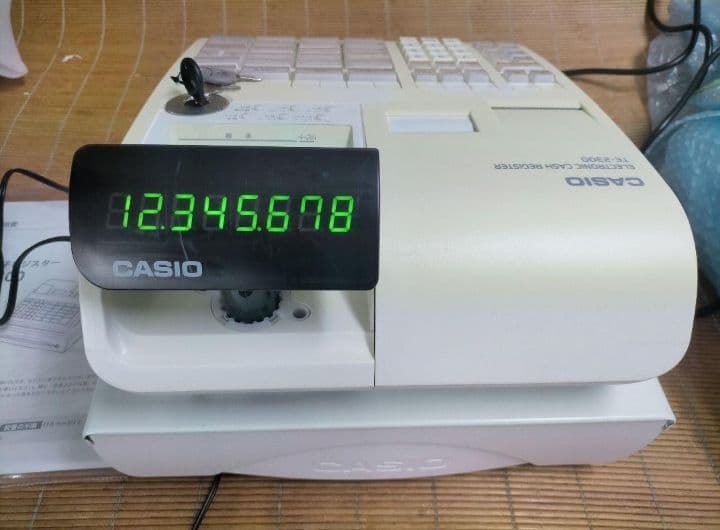 カシオレジスター　TE-2300　フル設定無料　コンパクト　111540