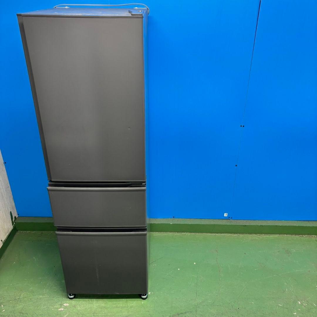 519 三菱 大型冷蔵庫 300L強 右開き 自動製氷 3ドア 1〜4人暮らし用