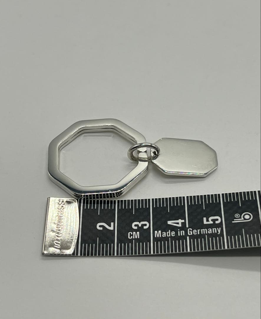 ティファニー TIFFANY オクタゴン チャーム キーリング SV925