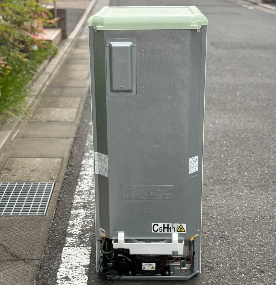 【2020年製】エディオン ノンフロン冷凍冷蔵庫 ANG-RE151-A（G）