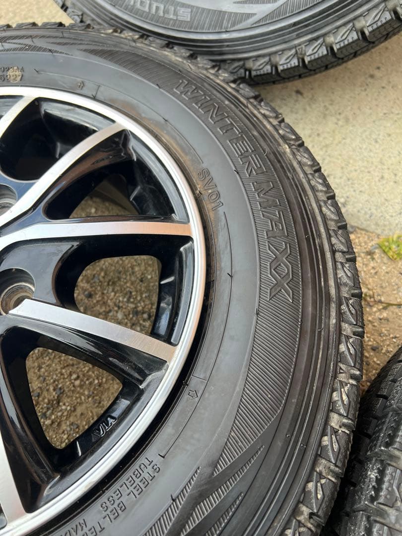 国産　2024年製　スタッドレス　145/80R12 4本　キャリー　ハイゼット