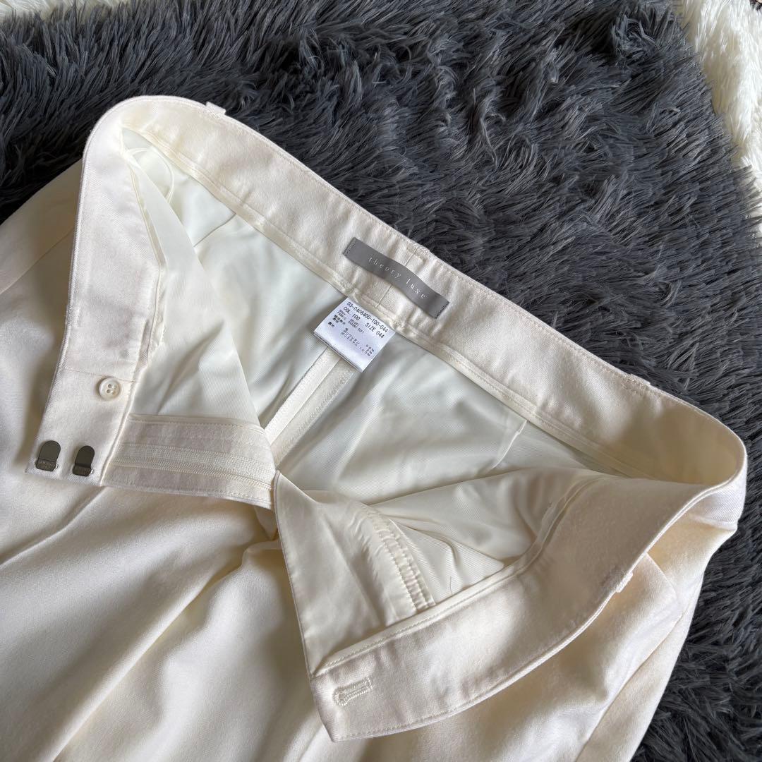 theory luxe ノーカラー ジャケット パンツスーツ セットアップ XL